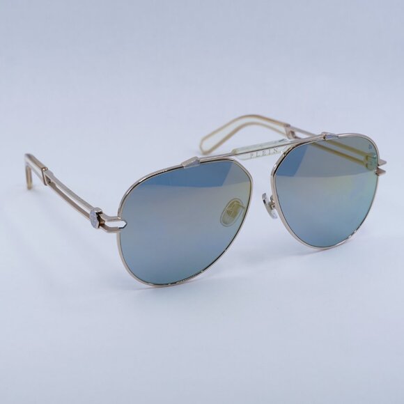 🕶️ New Philipp Plein SPP048M 033M Sunglasses - Shiny Rose Gold Frame - Picture 4 of 12